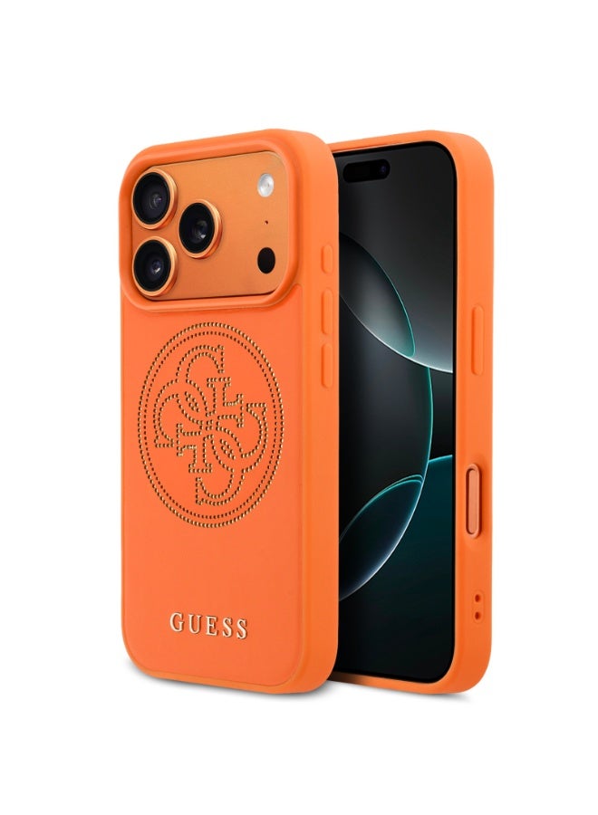 جس غطاء آيفون 17 برو ماكس من جلد PU مع دعم MagSafe، حماية من السقوط، خفيف الوزن، قبضة مريحة، وسهل التركيب (Snap-on) - Image 1